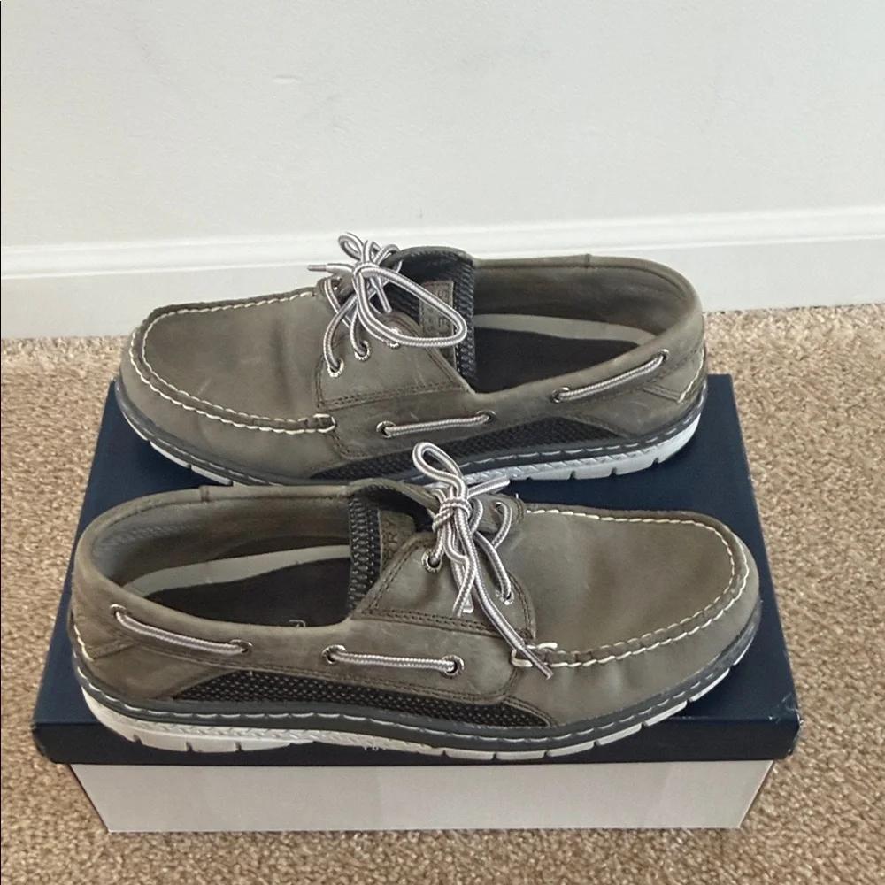 Sperry Men’s Classic Boat Shoes- Top Slider Billfish 3-Eye Grey- Men’s size 10M